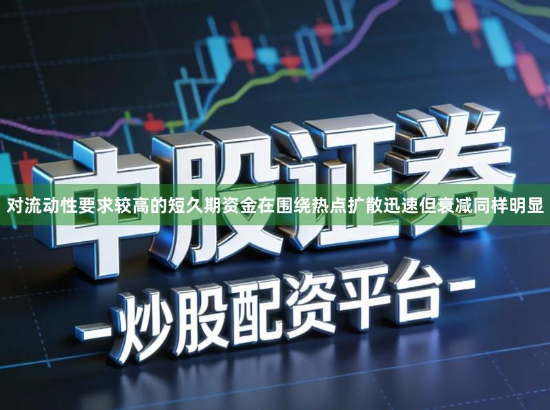 对流动性要求较高的短久期资金在围绕热点扩散迅速但衰减同样明显